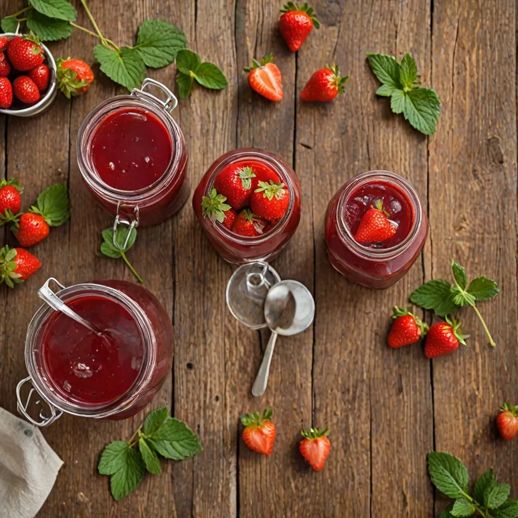 Prosty przepis na syrop truskawowy do deserów