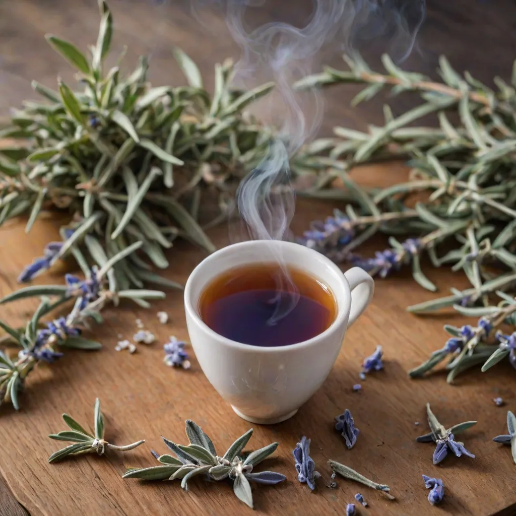 Szałwia niebieska - jak smakuje ta herbata?