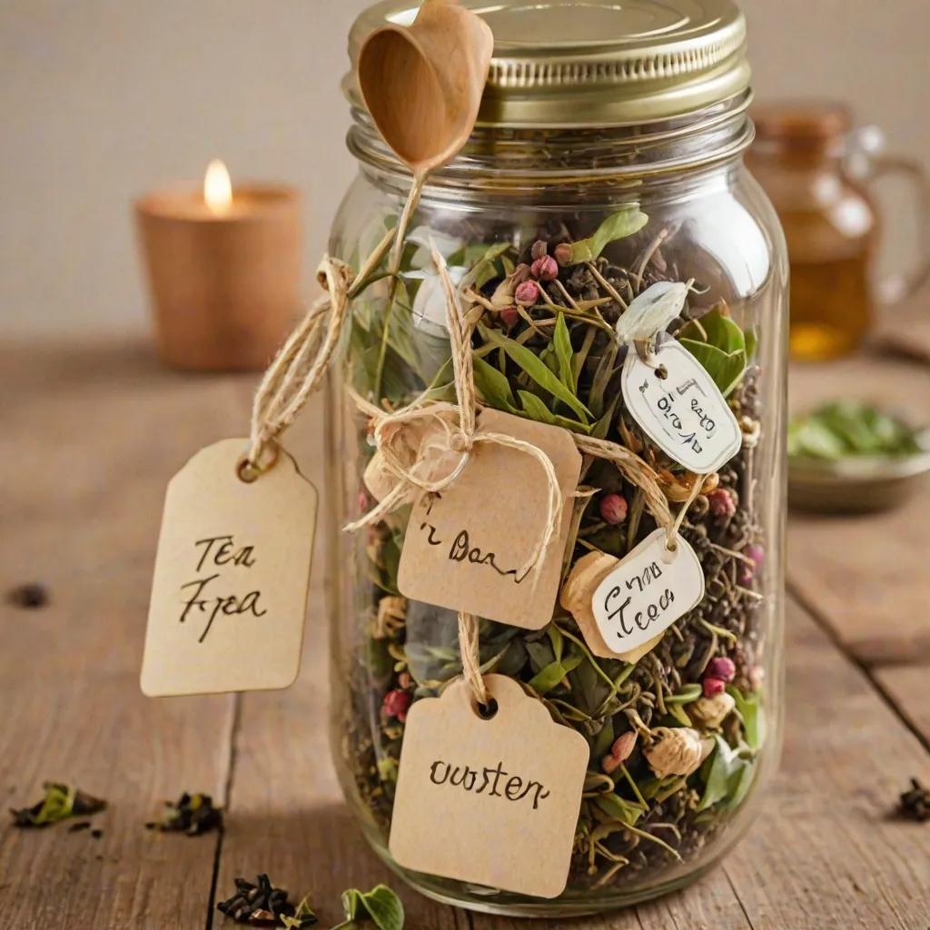 Jak ozdobić słoik na herbatę?